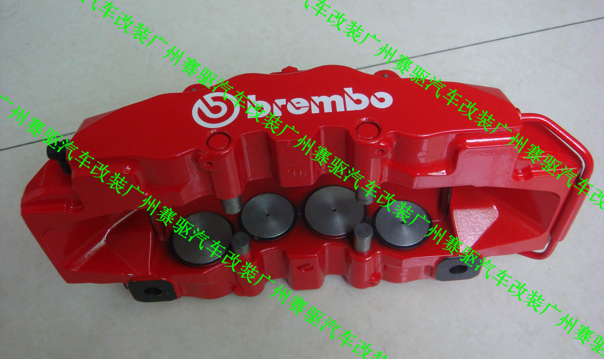 奔馳GL350/GL450改裝BREMBO大8活塞卡鉗剎車套裝 GL350、450專用brembo競技版剎車鮑魚