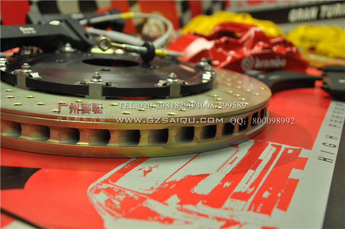 攬勝改裝BREMBO GT6活塞剎車套裝 強(qiáng)大制動(dòng)力加大剎車盤 意大利原裝進(jìn)口