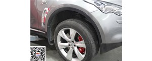 英菲尼迪FX50S改裝升級(jí)AP8522后裝AP8560剎車套裝完美提升制動(dòng)力