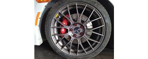 十代思域制動(dòng)升級(jí)AP9200剎車，四活塞卡鉗效果