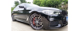 圖文案例|寶馬530Li改brembo v6六活塞剎車(chē)套裝
