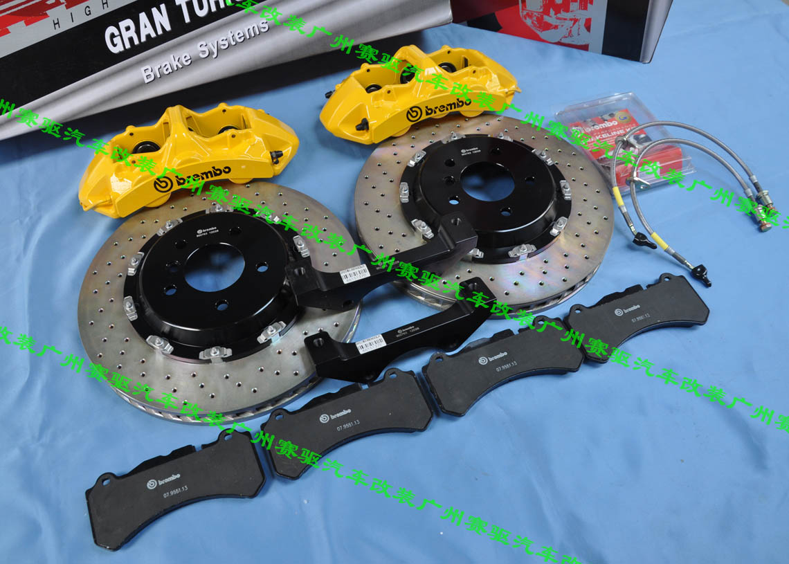 寶馬E60升級(jí)BREMBO GT版剎車(chē) 寶馬5系改裝剎車(chē) BREMBO GT競(jìng)技版剎車(chē)