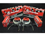 英菲尼迪FX35剎車(chē)改裝意大利正品BREMBO-F40剎車(chē)套件