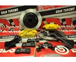 雪佛蘭科邁羅后輪專(zhuān)用BREMBO F40剎車(chē)套裝 大黃蜂改裝4活塞鮑魚(yú)