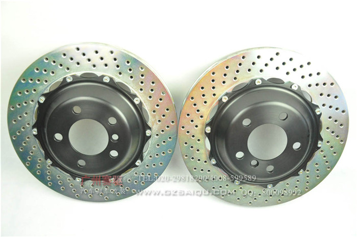 Brembo 355剎車(chē)碟改裝剎車(chē)盤(pán)改裝打孔剎車(chē)盤(pán) GT剎車(chē)盤(pán)剎車(chē)碟