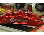 英菲尼迪FX35剎車改裝意大利brembo剎車套件，升級進(jìn)口前六后四剎車卡鉗