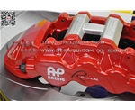 寶馬F10剎車改裝升級英國AP8520剎車套件，進口大六活塞剎車卡鉗